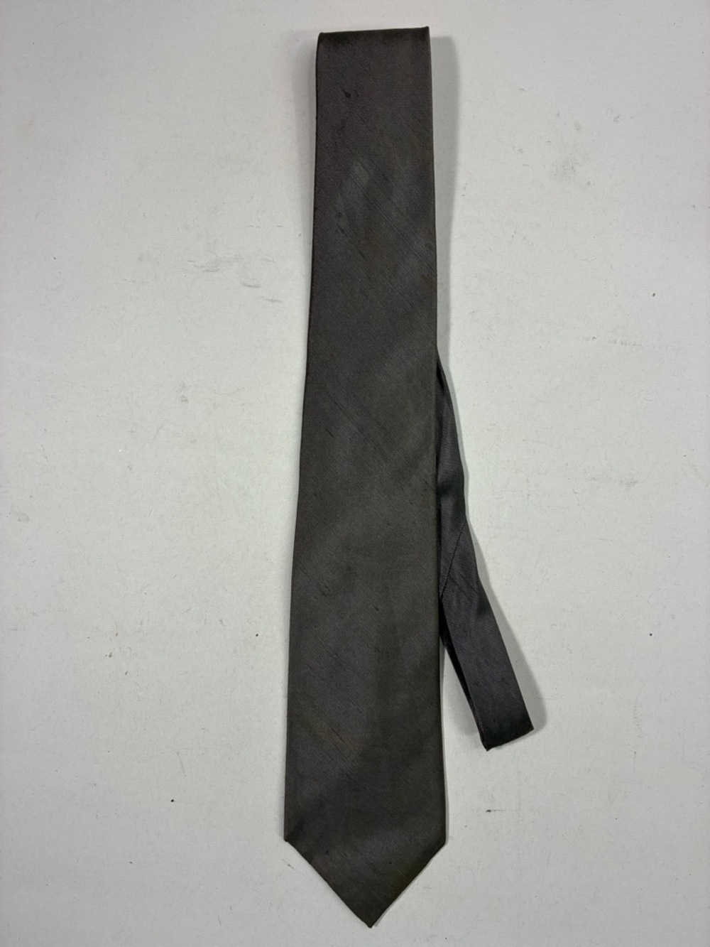Oscar de la Renta Solid Black Men's Silk Tie